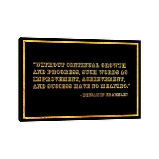 iCanvas "Ben Franklin Quote" by 5by5collective Canvas Print - Bed Bath